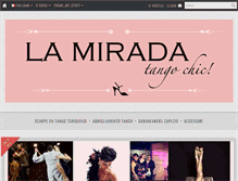 Tablet Screenshot of lamiradatango.com